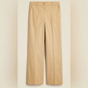 J. Crew Wide Leg Linen Blend Trouser